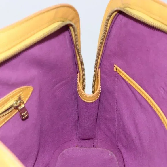 Authentic LOUIS VUITTON Epi Lussac Shoulder Bag Yellow M52289 LV - Picture 13 of 16